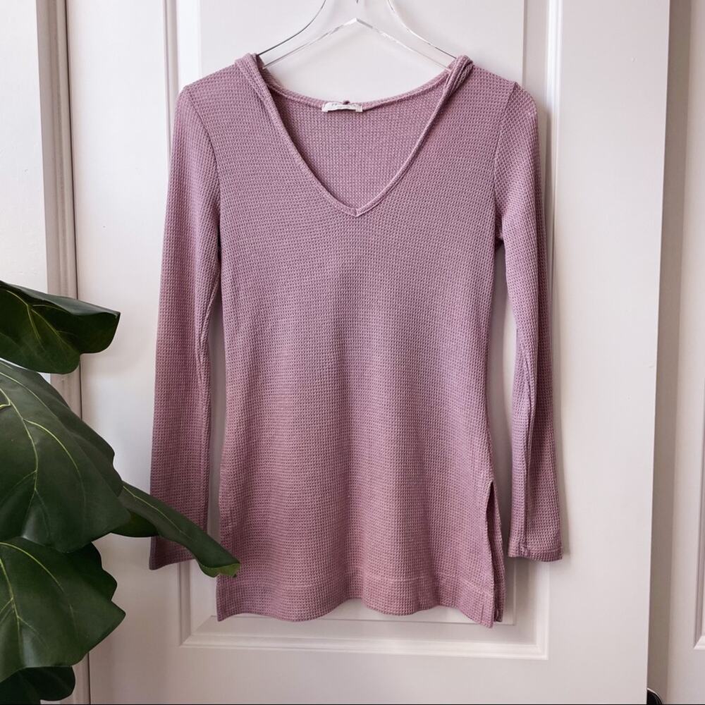 Promesa Mauve Knit Hoodie